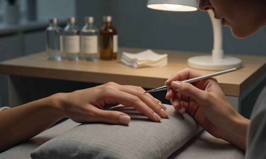 Jak cążki, pędzel i waciki wpływają na precyzję manicure hybrydowego