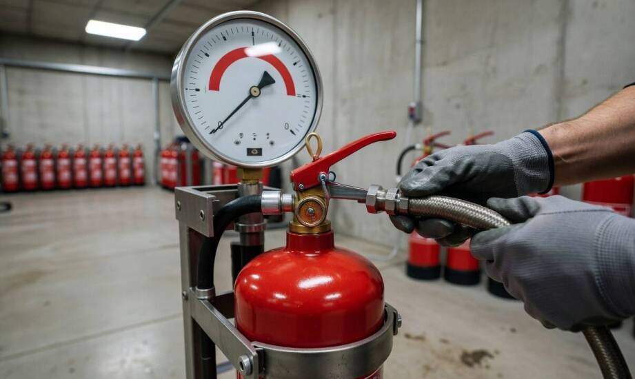 Jak ocenić, czy butla CO5 nadaje się do dalszej pracy w instalacji gaśniczej