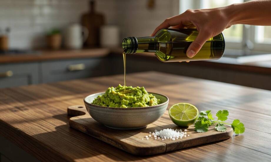 Guacamole z oliwą extra virgin — jak awokado, kwas i sól budują smak