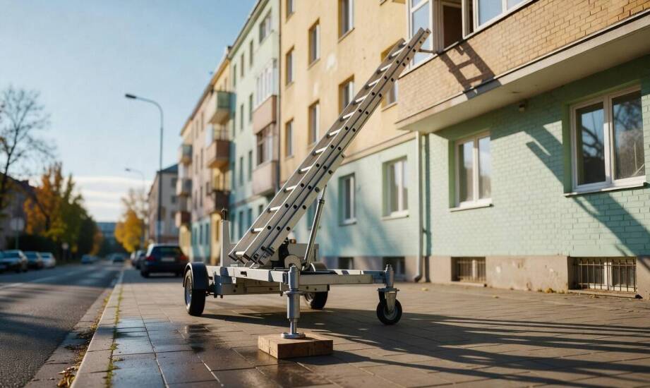 Przygotowanie do użycia zewnętrznej windy do mebli — mechanizm działania i wymagania przestrzenne pod budynkiem