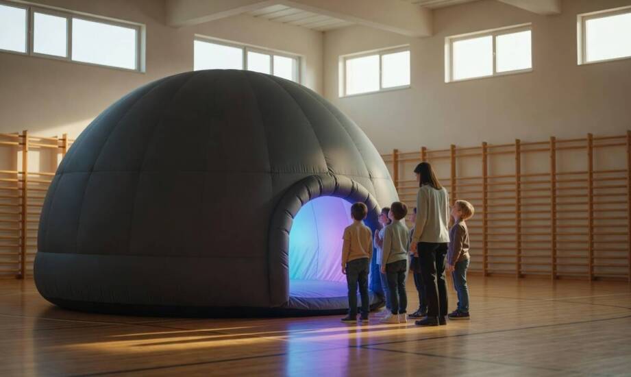 Jak seans pod przenośną kopułą wspiera nauczanie astronomii i przyrody w szkole