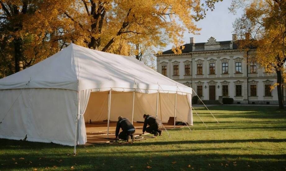 Od pierwszego zapytania do demontażu — jak przebiega organizacja hali pod wesele lub event