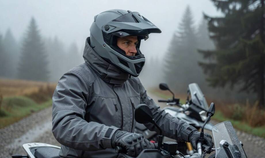 Jak akcesoria motocyklowe pracują razem, wpływając na ochronę, zmęczenie i kontrolę jazdy w różnych warunkach