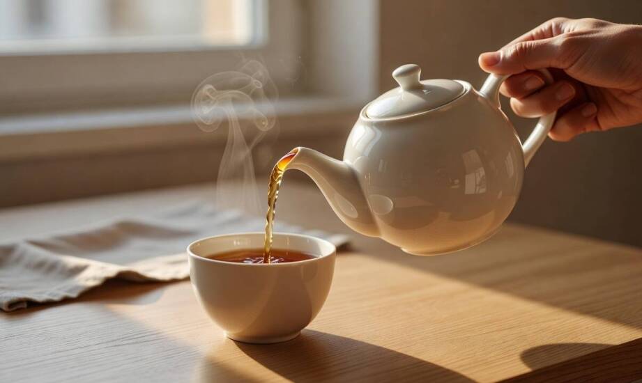 Jak kształt i szkliwo porcelanowego imbryka wpływają na temperaturę i aromat herbaty