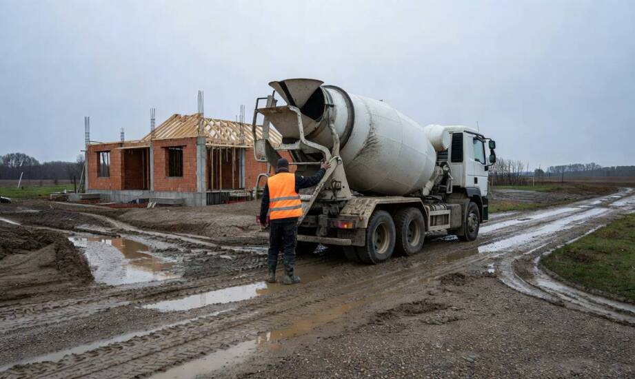 Pierwsze zamówienie betonu na budowę domu — błędy, które psują organizację dostawy