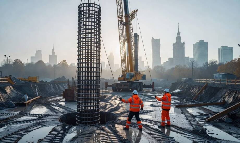 Jak wygląda zakres prac geotechnicznych przy fundamentach głębokich w dużych inwestycjach
