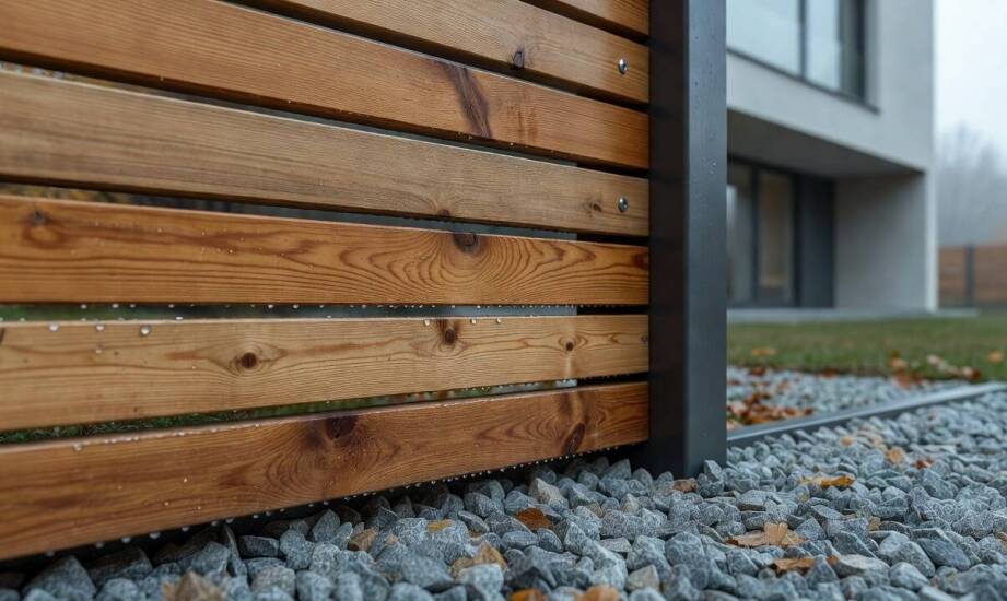 Rozstaw, dylatacja i odpływ wody — detale montażu drewnianych przęseł decydujące o trwałości