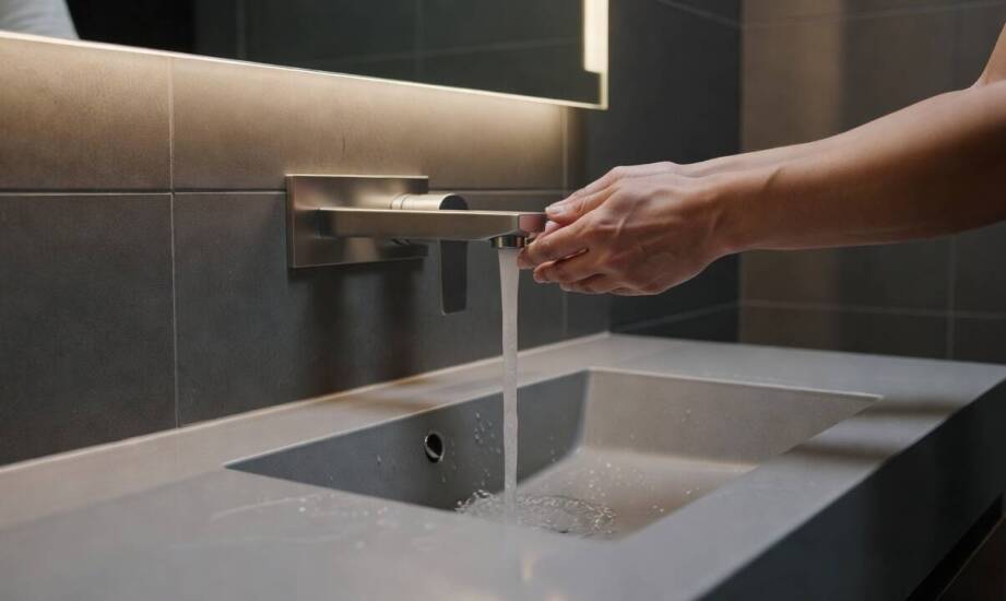 Które parametry wyposażenia sanitariatów ograniczają awarie w centrum handlowym