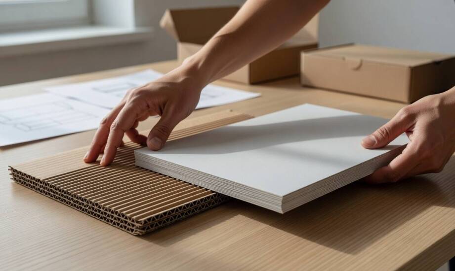 Tektura falista i lita w opakowaniach B2B — różnice, które zmieniają trwałość i nadruk