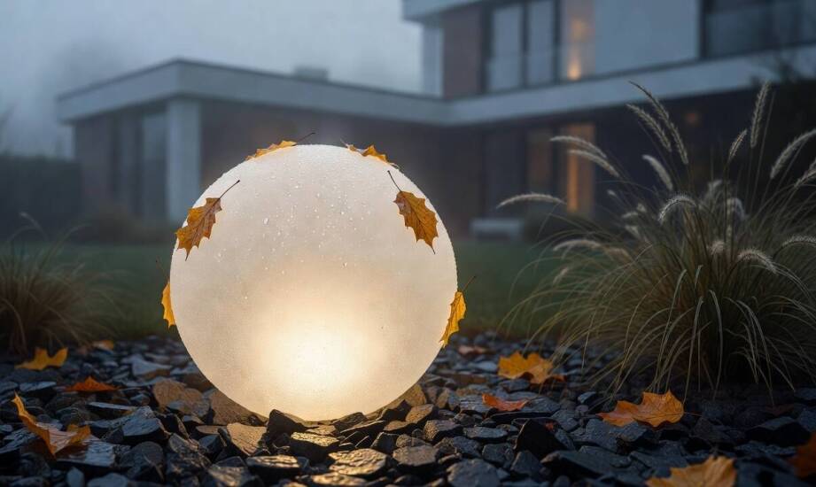 Jak barwa światła, szczelność i zasilanie zmieniają efekt kulistych lamp LED w ogrodzie