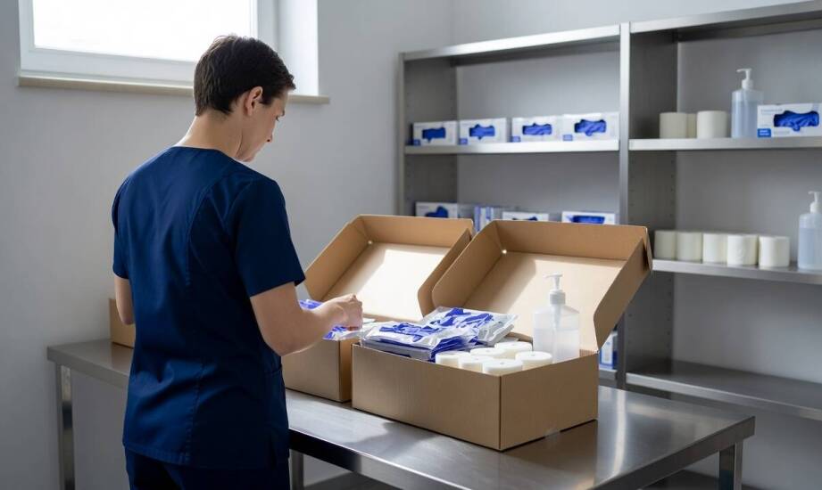 Jak placówki różnego typu budują koszyk zakupowy z hurtowej oferty materiałów medycznych