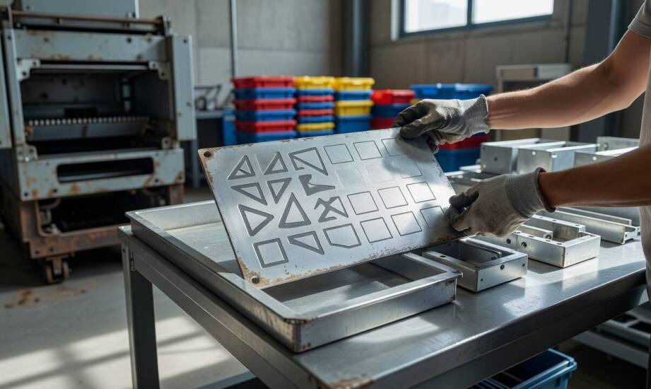 Aluminiowe oznaczenia maszyn po demontażu — jak wracają do obiegu materiałów
