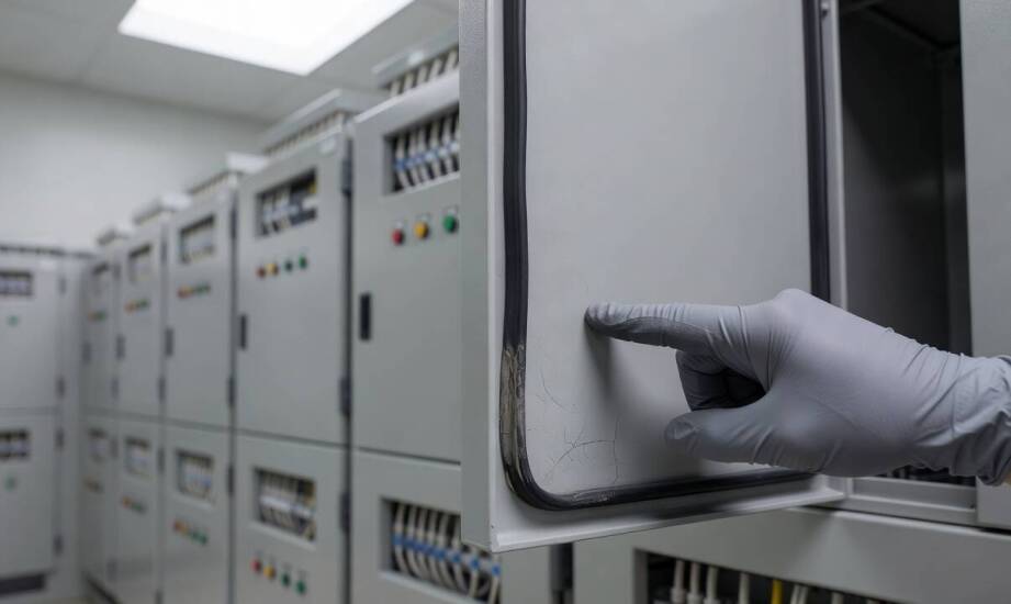 Jak rozpoznać zużytą uszczelkę profilową w drzwiach i obudowach technicznych