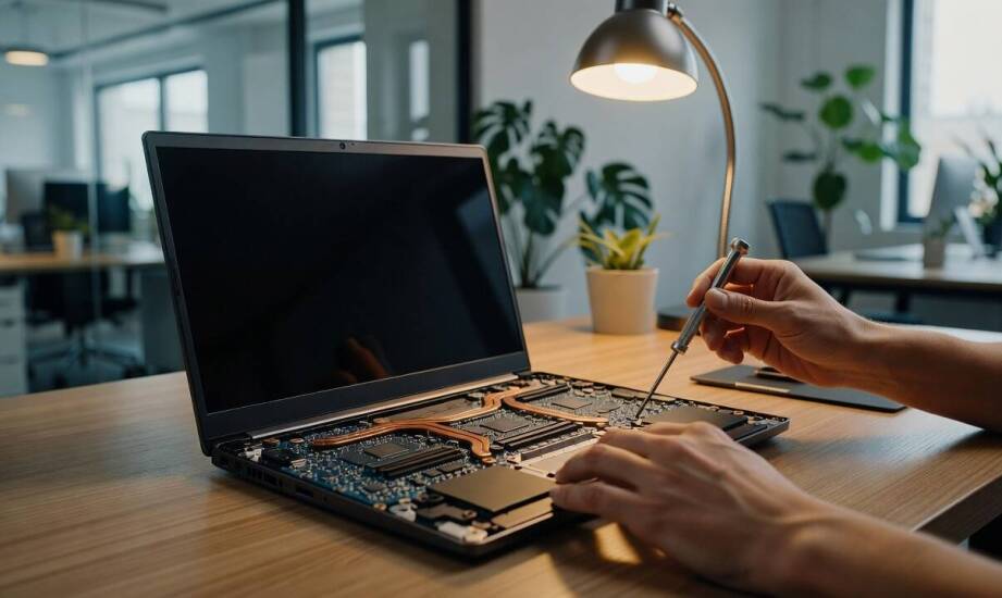 Dlaczego obsługa laptopów firmowych staje się częścią utrzymania pracy biura