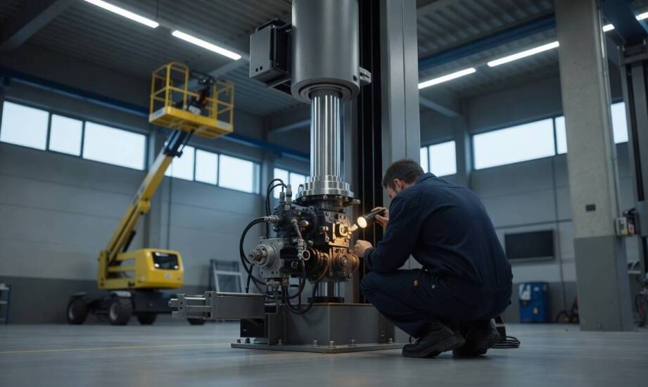 Jak przegląd podnośnika hydraulicznego warsztatowego różni się od serwisu podnośnika koszowego