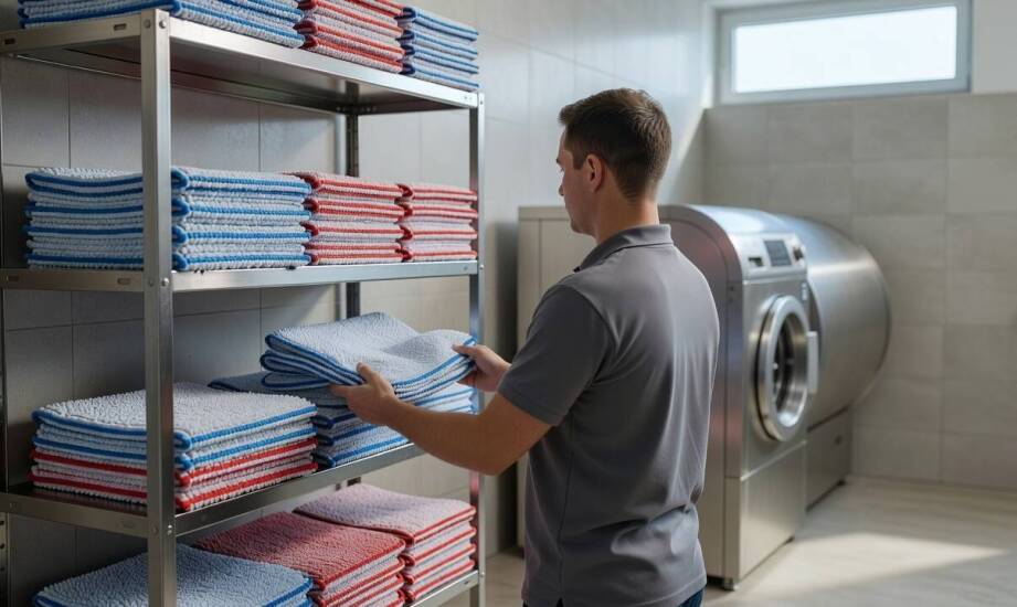 Jak pranie i serwisowanie mopów decydują o higienie i kosztach w obiektach publicznych