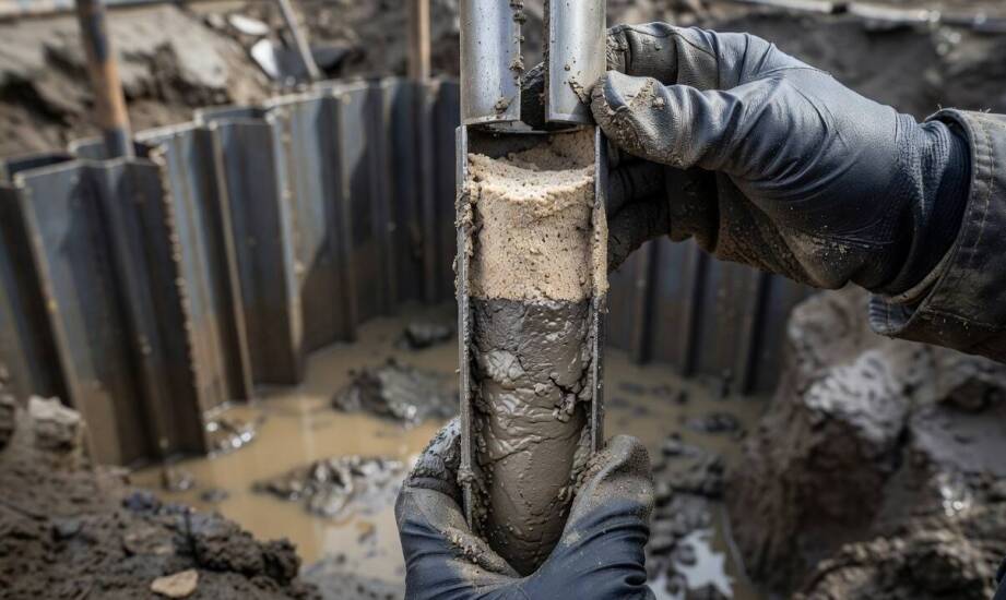 Jakie wyniki badań geotechnicznych przesądzają o wyborze wibrowania grodzic