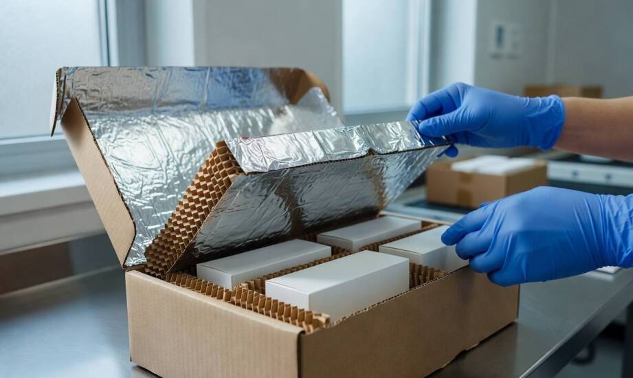 Dlaczego wkład z tektury plastra miodu potrzebuje folii aluminiowej, by ograniczać nagrzewanie ładunku