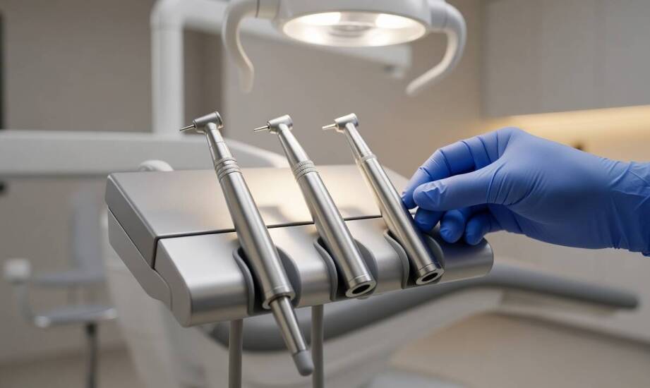 Dlaczego dentysta używa turbiny, kątnicy i prostnicy na różnych etapach leczenia zęba