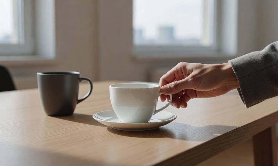 Porcelana i ceramika w firmowych filiżankach — jak materiał zmienia odbiór marki
