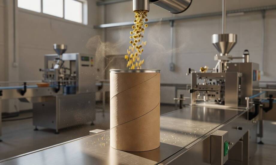 Jakie parametry kartonowej tuby decydują o ochronie produktu sypkiego podczas napełniania