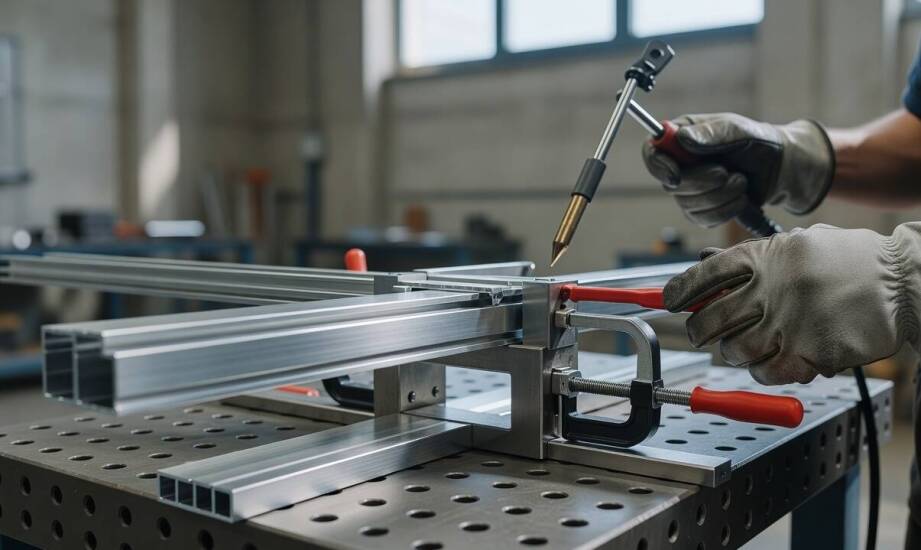 Dlaczego cienkie aluminiowe elementy w serii tracą geometrię po spawaniu