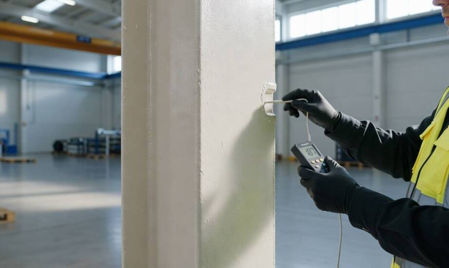Powłoki ogniochronne na konstrukcjach stalowych: certyfikacja, odbiór i późniejsze kontrole