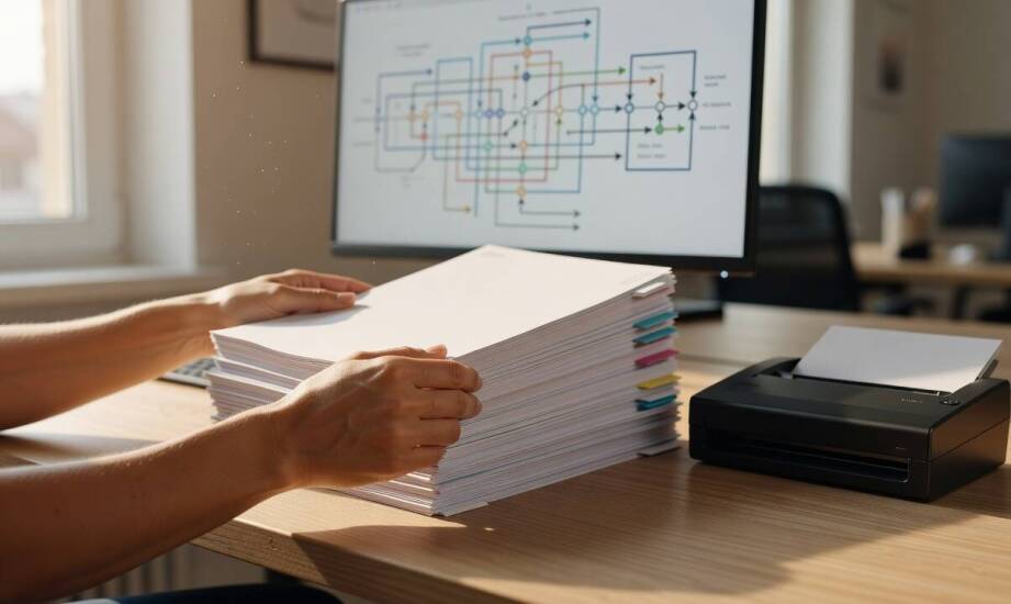 Które powtarzalne etapy obiegu dokumentów warto oddać robotowi softwareowemu przed archiwizacją