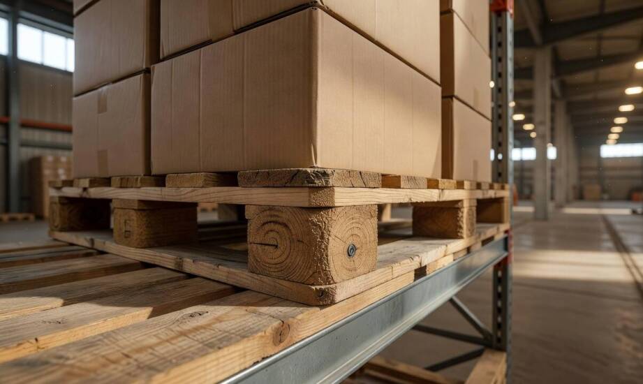 Dlaczego gatunek drewna i wilgotność zmieniają stabilność palet w transporcie i magazynie