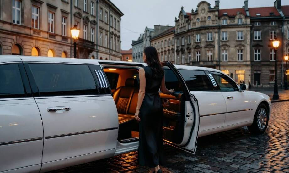 Kiedy przejazd limuzyną staje się atrakcją, a kiedy tylko transportem podczas wieczoru przed ślubem
