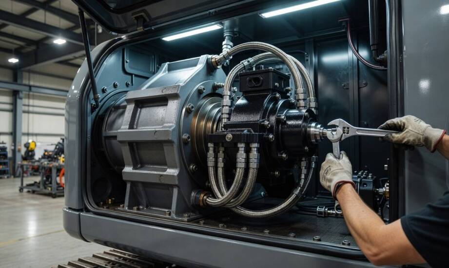 Jak reduktor obrotu i silnik hydrauliczny współpracują w koparkach i maszynach górniczych
