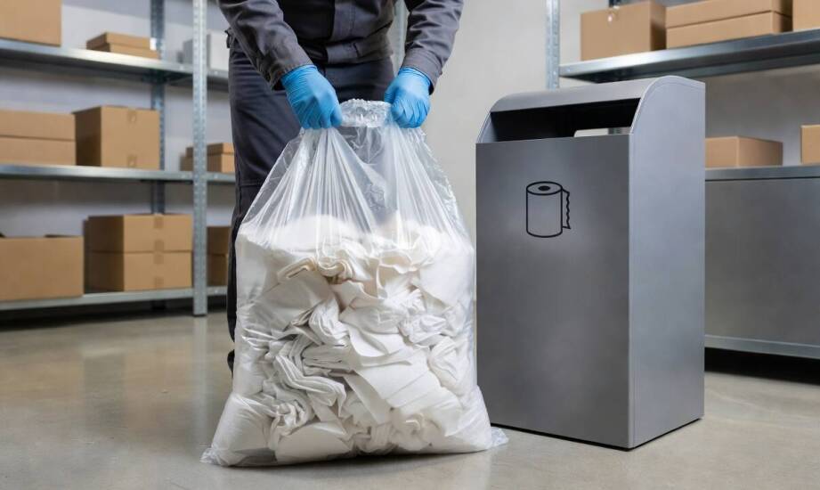Jak obieg zamknięty zmienia zarządzanie zużytymi ręcznikami papierowymi w obiektach B2B