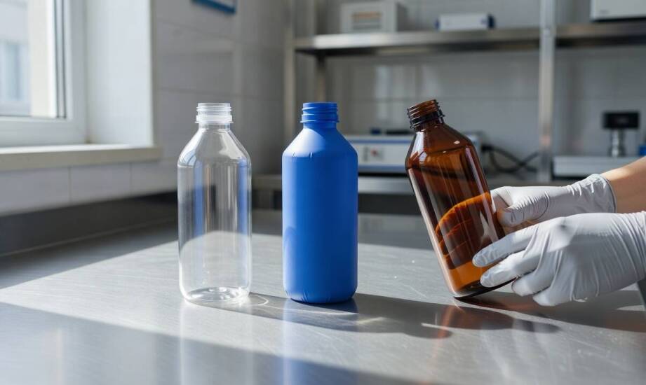Które elementy projektu butelki PET utrudniają recykling mimo jednego materiału