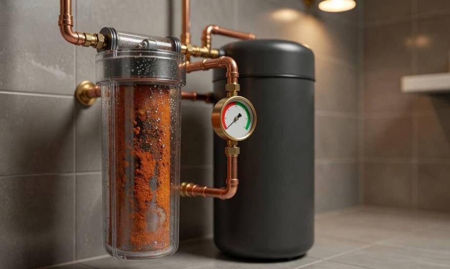 Dlaczego po odżelazianiu woda znów robi się rdzawa mimo poprawnej pracy instalacji