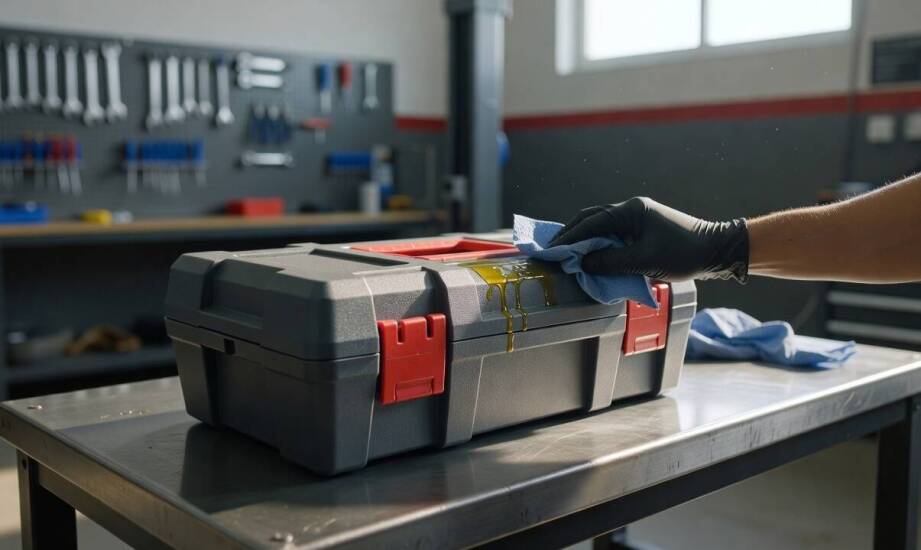 Jak oleje, smary i płyny techniczne wpływają na trwałość pojemników Kistenberg w codziennej pracy