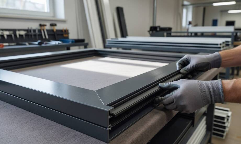 Od profilu do gotowego skrzydła — jak powstają drzwi zewnętrzne z PVC i aluminium