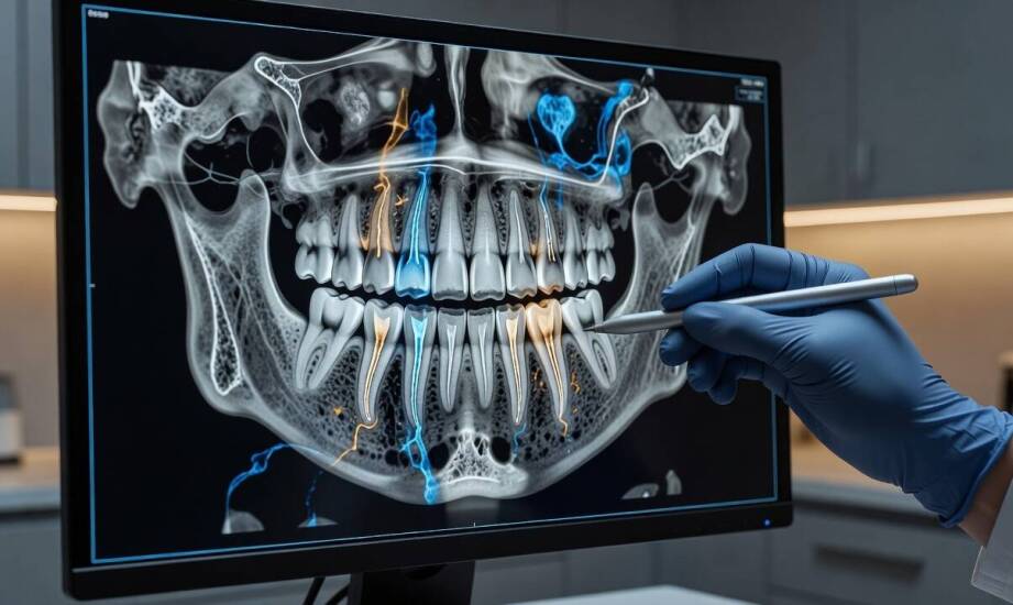 Jak czytać obraz 3D zębów przed implantem, leczeniem kanałowym i ortodoncją