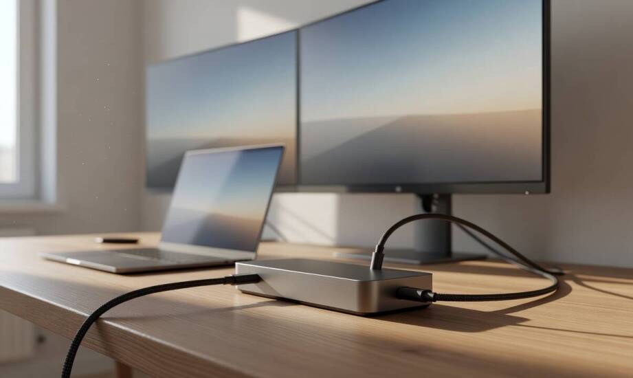 DisplayLink czy tryb natywny — dlaczego stacja dokująca inaczej obsługuje dwa monitory