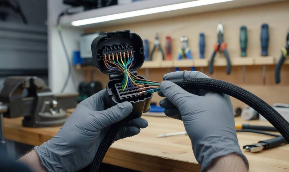 Co decyduje o trwałości wiązki przyczepowej: standard pinowy, przewody i warunki pracy