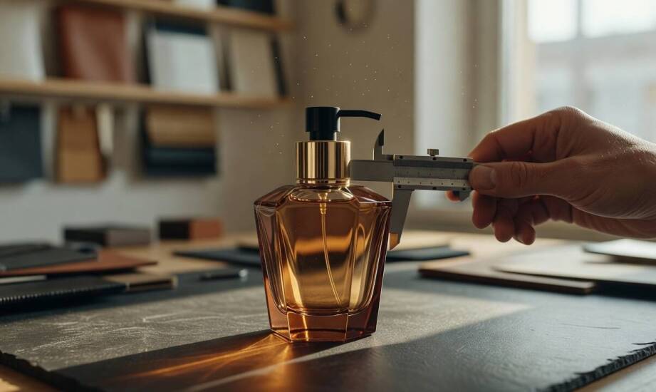 Jak zamknięcie, pierścień i materiał opakowania chronią kolor oraz zapach perfum w czasie