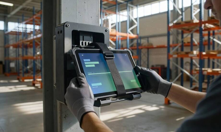 Jak osprzęt zmienia użyteczność przemysłowego tabletu w magazynie i produkcji