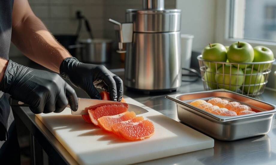 Jak ułożyć stałą procedurę przygotowania owoców do sokowirówki w lokalu gastronomicznym