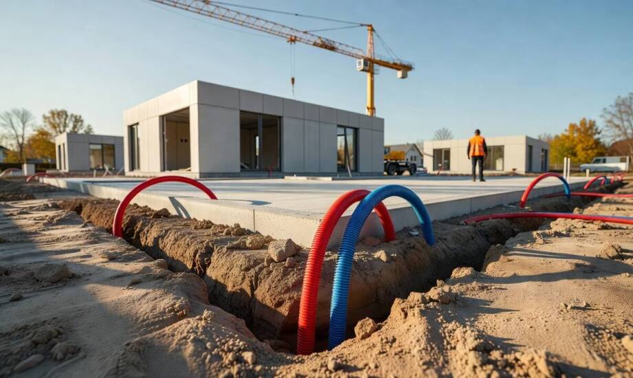 Dlaczego uzbrojenie działki w aglomeracji poznańskiej zmienia projekt domu prefabrykowanego