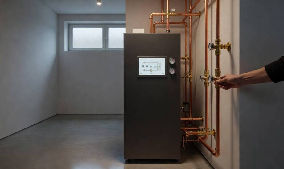 Jak czytać parametry kotła o mocy około 50 kW w codziennej eksploatacji