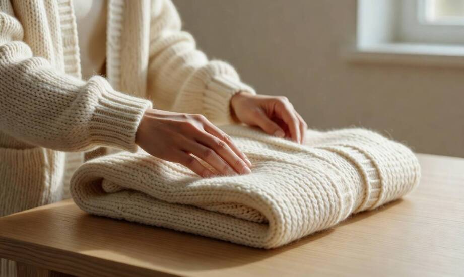 Dlaczego dzianinowa narzutka po kilku praniach traci puszystość i komfort cieplny