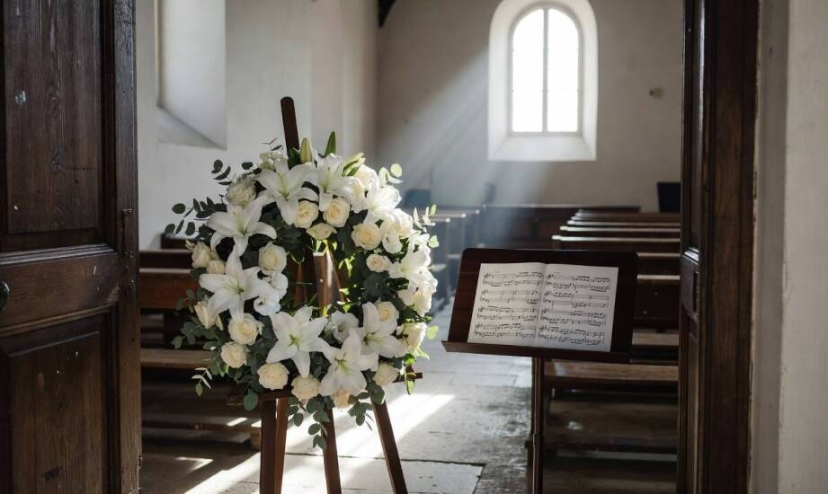 Jak symbolika kwiatów i muzyki porządkuje pożegnanie podczas ceremonii na Woli