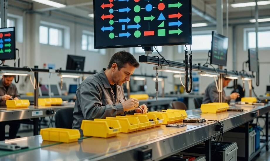 Jak opisać stanowisko produkcyjne, by ścieżka pobytowa odpowiadała realnej organizacji pracy