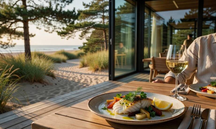Co odróżnia pensjonatową restaurację nad morzem od sezonowej smażalni ryb