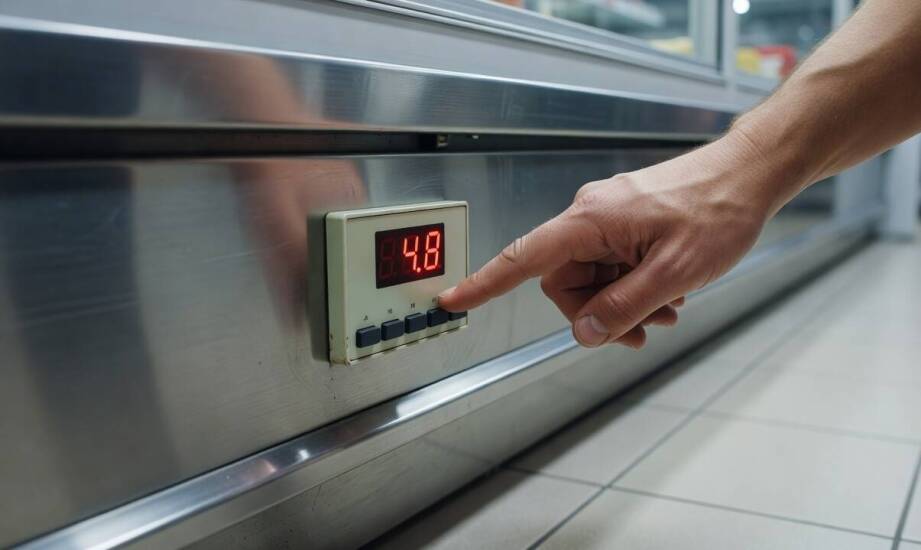 Jak poruszać się po menu parametrów IR32 w starszych meblach chłodniczych