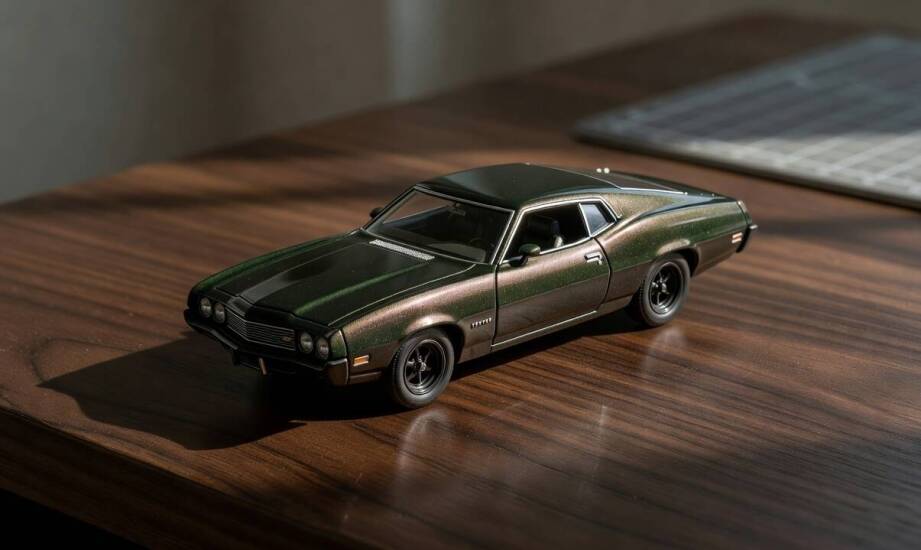 Dlaczego w miniaturze Gran Torino 1972 ważniejsza od koloru jest linia dachu i przodu